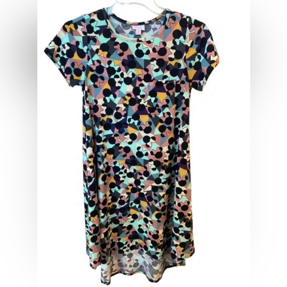 Lularoe Carley shift dress. Disney. Minnie Mouse. Size SM (fits bigger)
